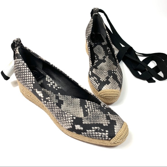 Tory Burch Shoes - NEW Tory Burch Heather Ankle Wrap Espadrille Wedge